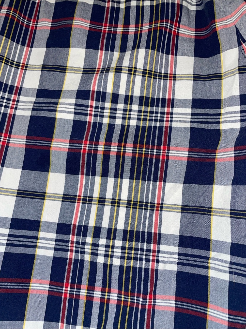 LRL Lauren Ralph Lauren Active Plaid Shorts Women 8 Red & Blue Golf Bermudas - Picture 11 of 14